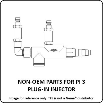 Non-OEM Parts For Gema® PI 3 Plug-in Injector