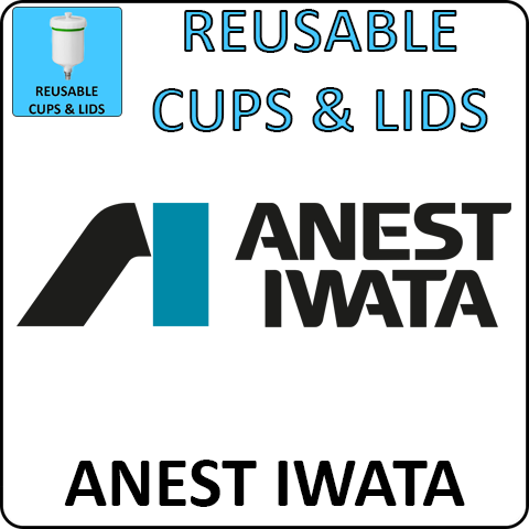 Anest Iwata Reusable Cups and Lids