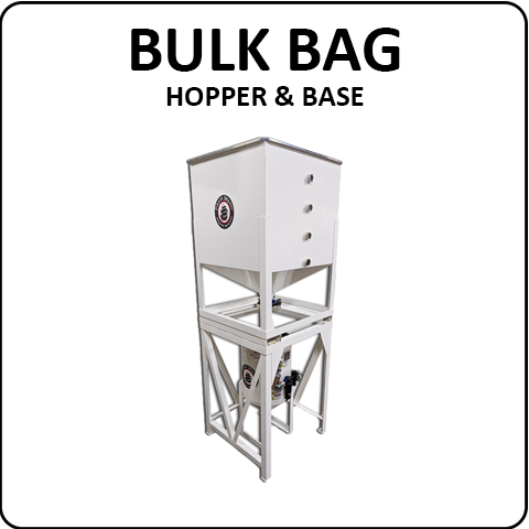 Pirate Brand Bulk Bag Hopper, Base, & Racks