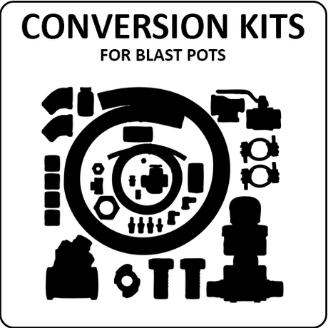 Pirate Brand Conversion Kits for Blast Pots