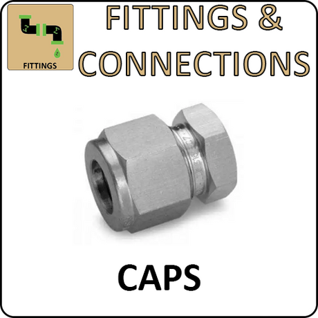 Hosco Fittings and Connections - 316 Stainless Steel Compression &amp; Instrumentation Fittings - Tube Caps