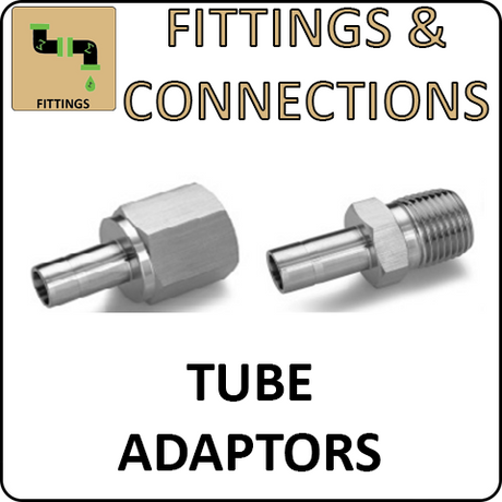 Hosco Fittings and Connections - 316 Stainless Steel Compression & Instrumentation Fittings - Tube Adaptors