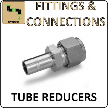 Hosco Fittings and Connections - 316 Stainless Steel Compression & Instrumentation Fittings - Tube Reducers