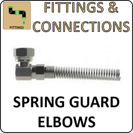 Hosco Fittings and Connections - Hose and Tubing - Spring Guard Elbows