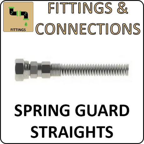 Hosco Fittings and Connections - Hose and Tubing - Spring Guard Straights