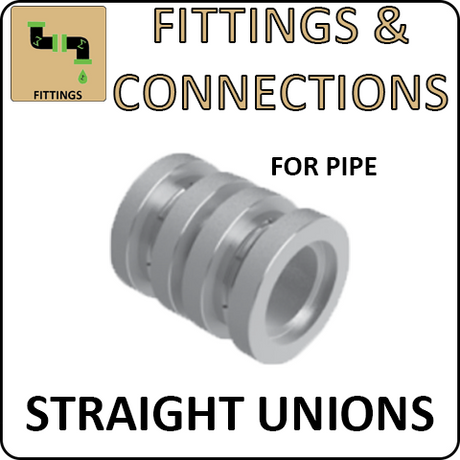 Hosco Fittings and Connections - Prefis™ Connectors - Straight Unions for Pipe