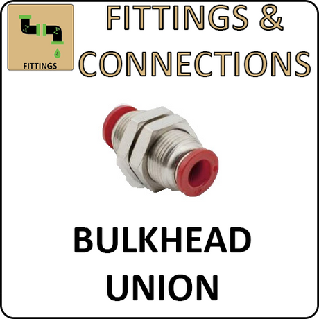 Hosco Fittings and Connections - Push to Connect Fittings - Bulkhead Unions