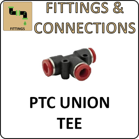 Hosco Fittings and Connections - Push to Connect Fittings - PTC Union Tees