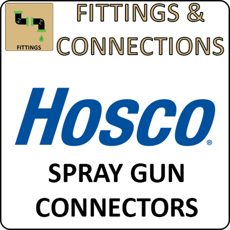 Hosco Fittings and Connections - Spray Gun Connectors
