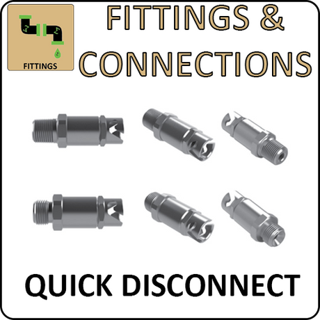 Hosco Fittings and Connections - Spray Gun Connectors - Quick Disconnect