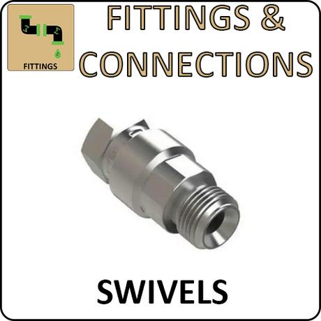 Hosco Fittings and Connections - Spray Gun Connectors - Swivels