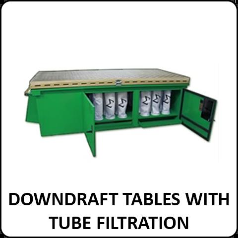 Denray Downdraft Tables with Tube Filtration - Total Finishing Supplies