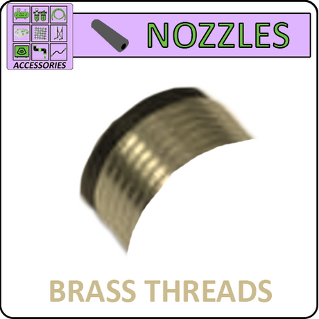 Pirate Brand Brass Thread Nozzles