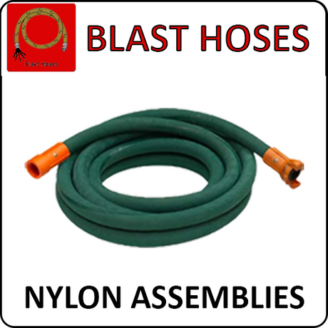 Pirate Brand Blast Hoses - Green Nylon Assembly