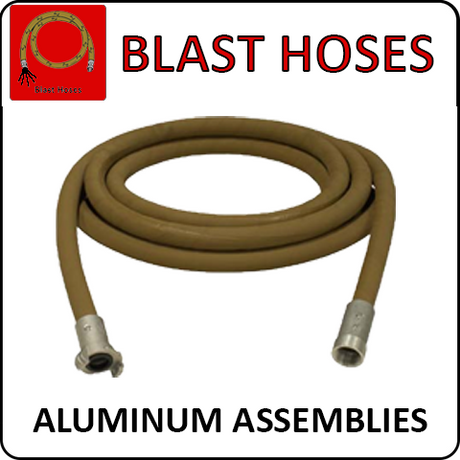 Pirate Brand Blast Hoses - Tan Aluminum Assembly