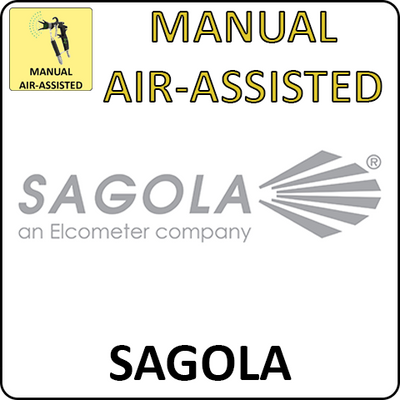 Pistolas sin aire asistidas por aire manuales Sagola 