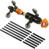 Pirate Brand - Medium Range Carriage Set, Optional, for the Typhoon™ Pipe Blaster, 12" to 36"