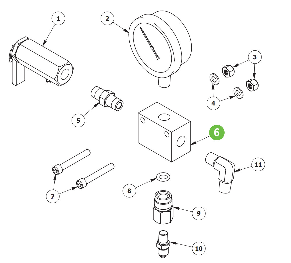 Binks 101-9466 Manifold