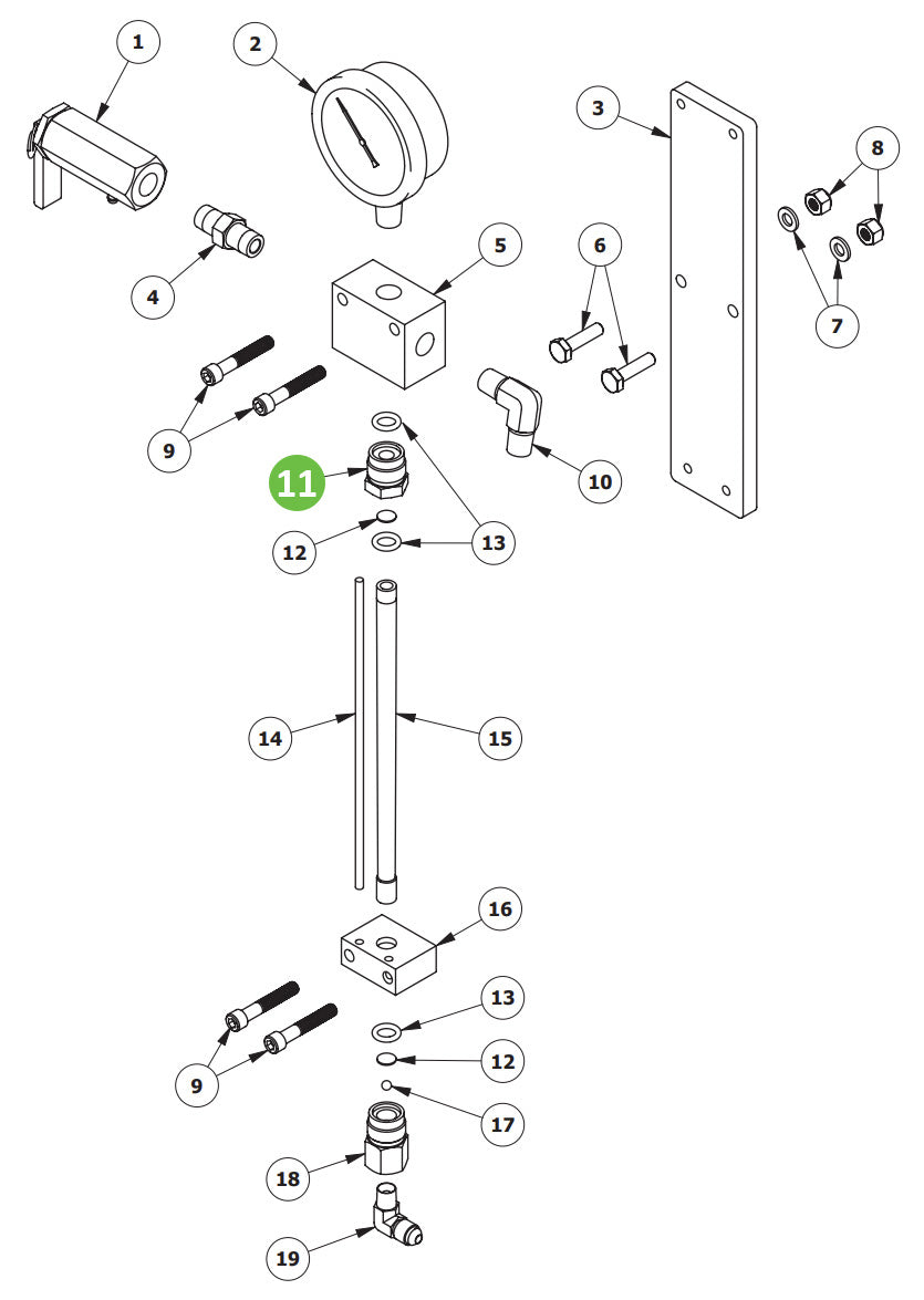 Binks 101-9468 Upper Tube Adapter