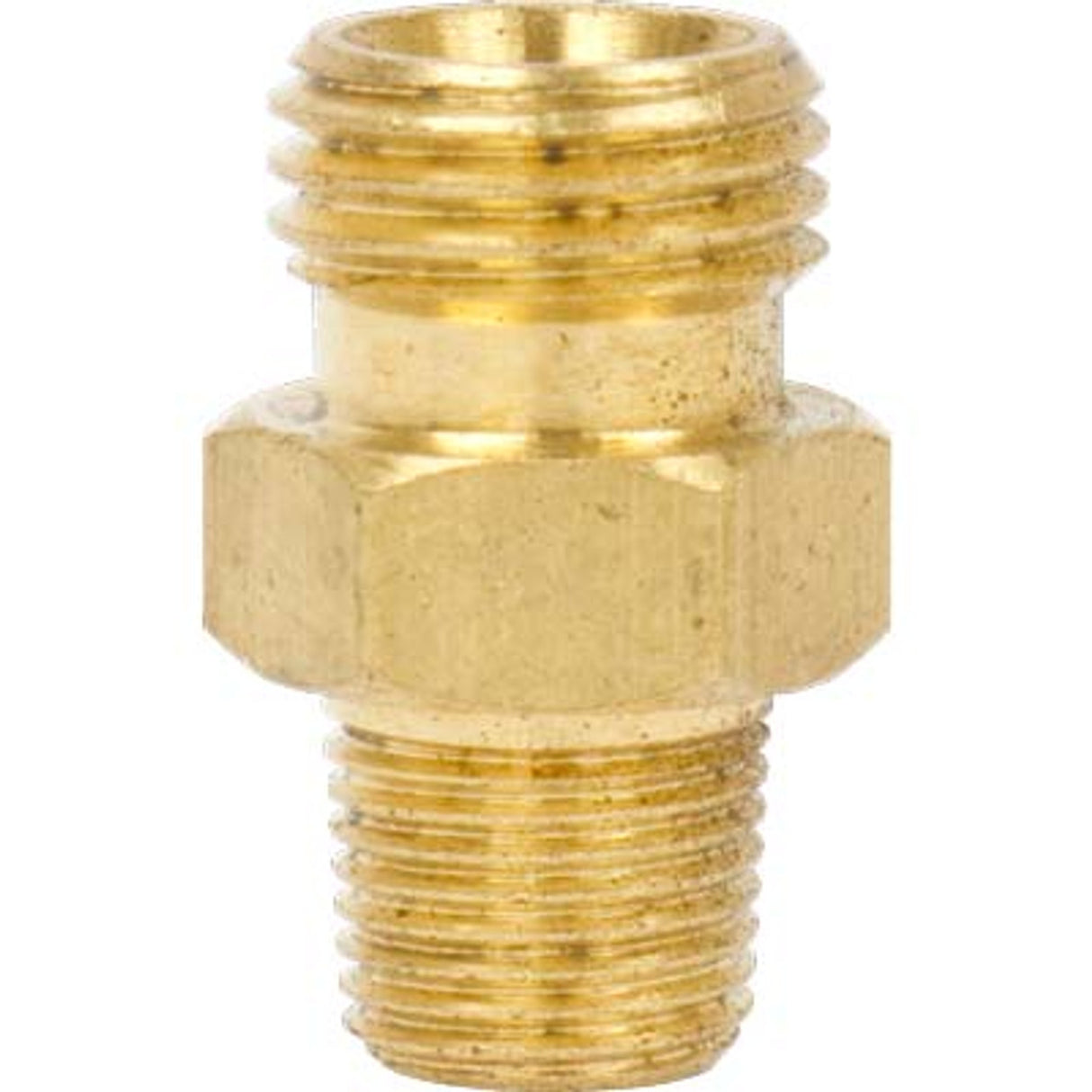 Pirate Brand - Schmidt Mfg Style, Hex Nipple 1/8" NPT x 1/4" w/Ball ST