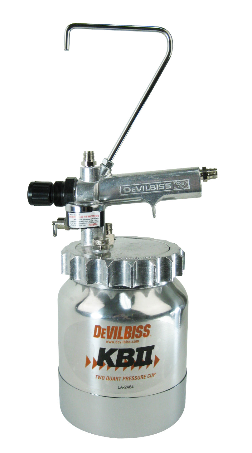 Vaso de presión de aluminio de 2 cuartos de galón KBII™ de DeVilbiss