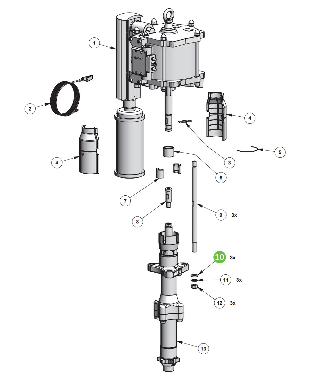 Binks 165097 Flat Washer