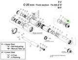 C.A. Technologies 74-223 Carbide Ball Seat  2 Gpm