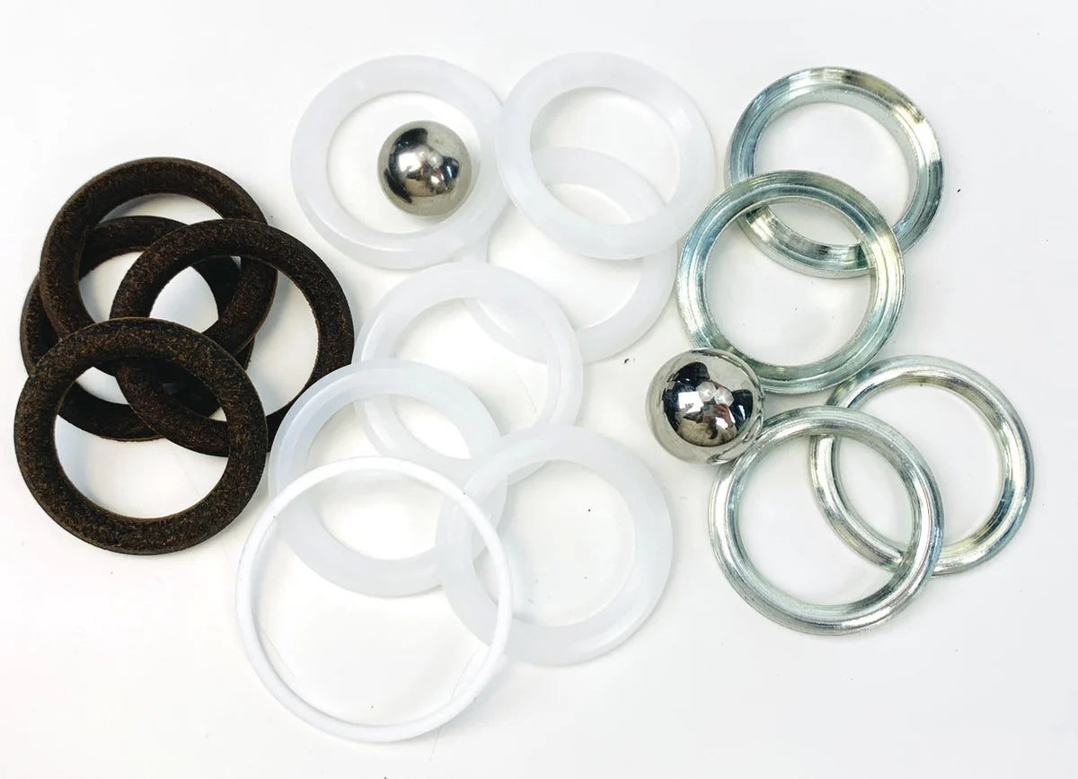 Aftermarket GRACO® 220396 Pump Repair Kit for Fluid Section, Conversion Kit with Leather & Polyethylene Packings (Non-OEM)