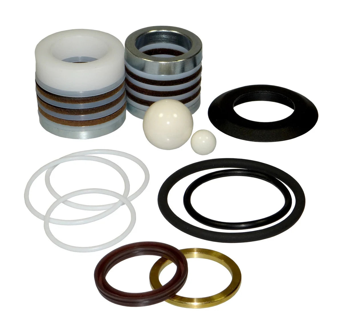 Aftermarket GRACO® 244200 Pump Repair Kit with Leather & Polyethylene Packings & Ceramic Balls (Non-OEM)
