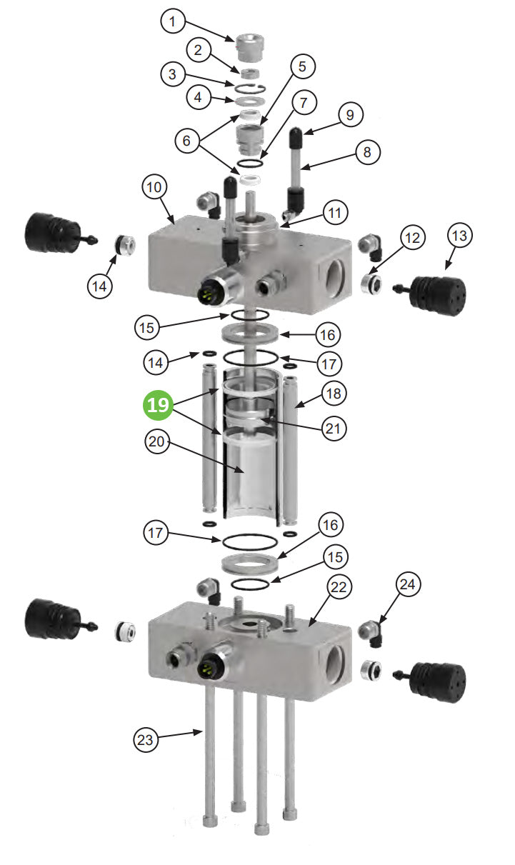 Binks 240-3212-600 Piston Seal for 600cc