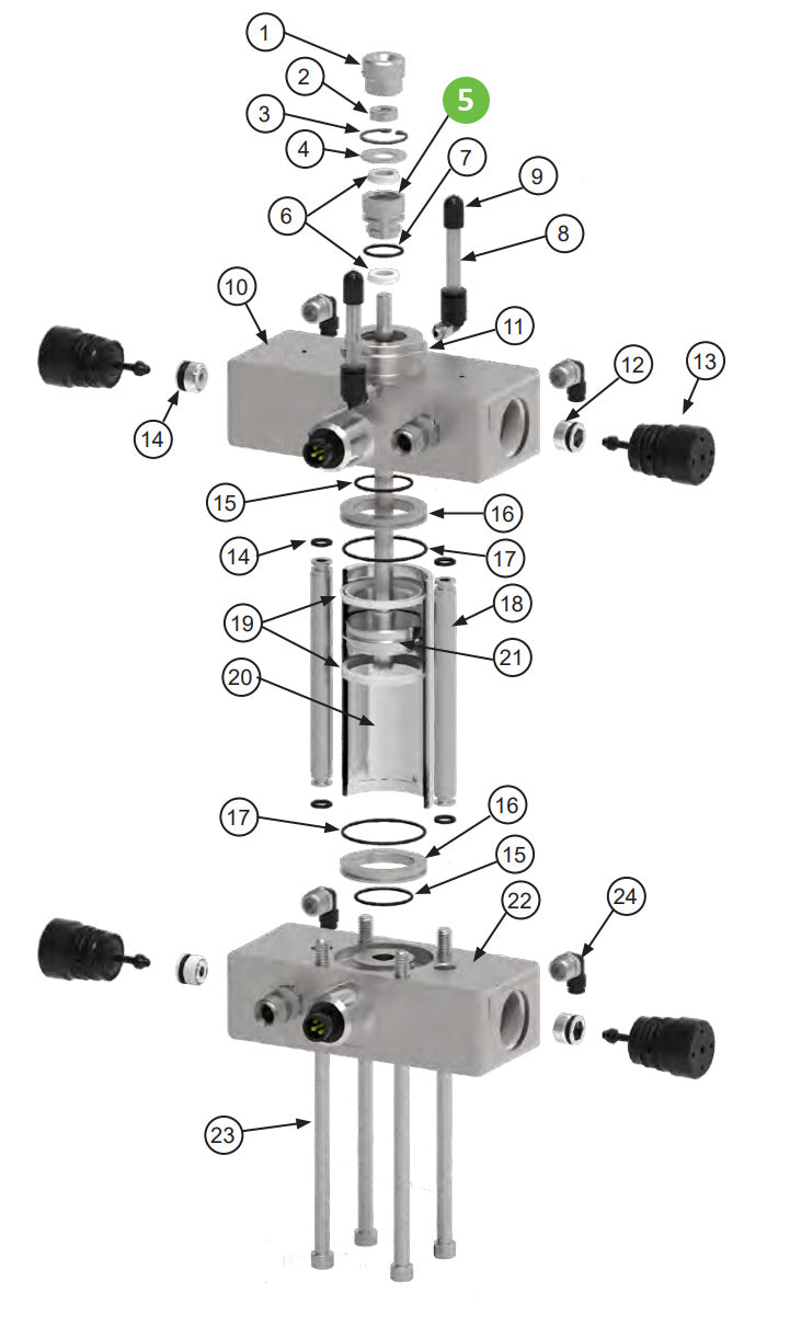Binks 240-3222 Rod Guide (within Seal Holder)