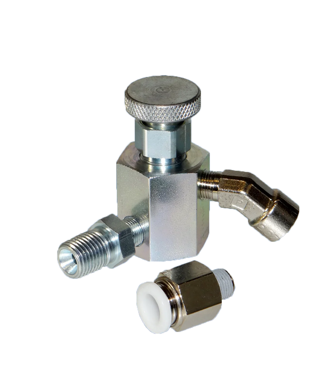 Aftermarket GRACO® 222198 Drain Valve, 5,000 PSI - 1/4" NPT (Thumb Screw Type Handle) (Non-OEM)