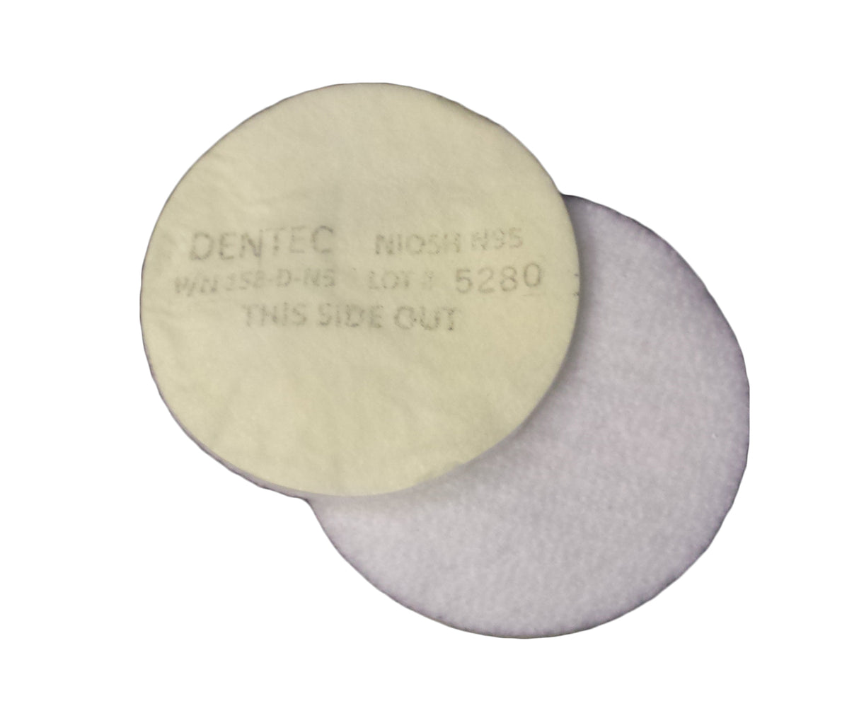 DeMask Half Mask Pre-Filters, 100PK