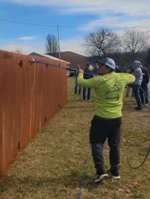 Monkey Rung iSpray360 44" Rotating Extension Spray Pole