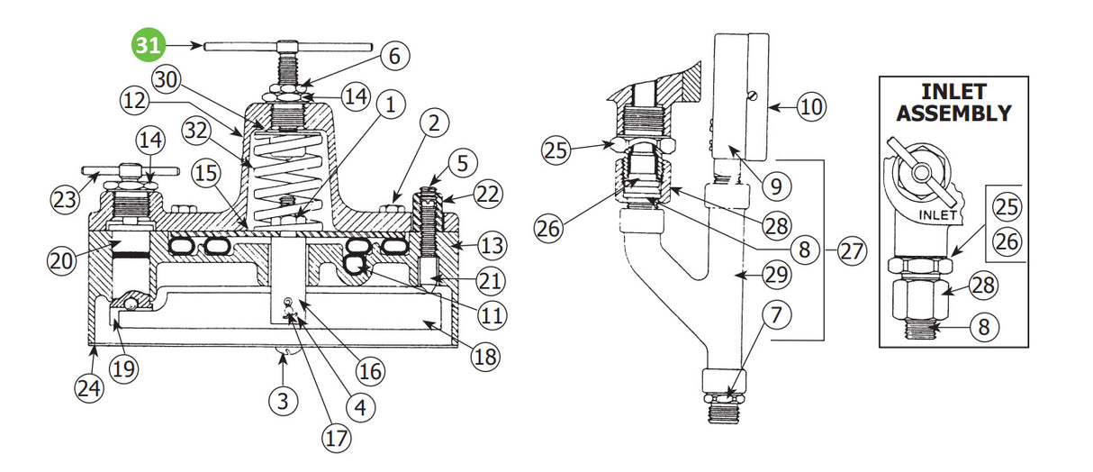 Binks 85-90 Adjusting Wing Screw