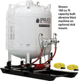 Pirate Brand - SPH Pinch, Bulk Blast Pot, 120 cu ft, Pneumatic Controls