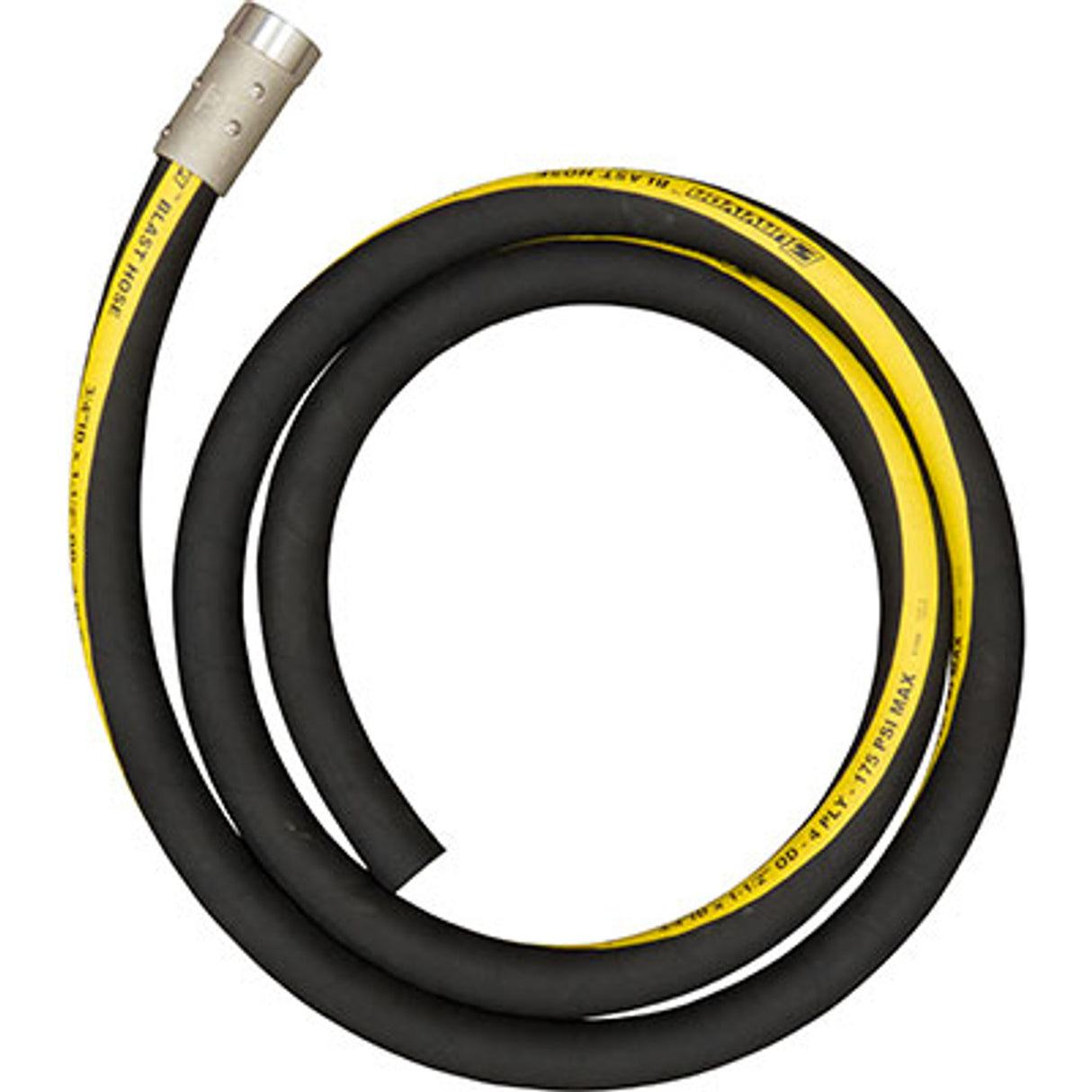 Pirate Brand - Schmidt Mfg Style, Blowdown Hose Assembly, 3/4" x (3', 10', 15' or 25'), SURVIVOR™, 4 Ply, WP 150 PSI