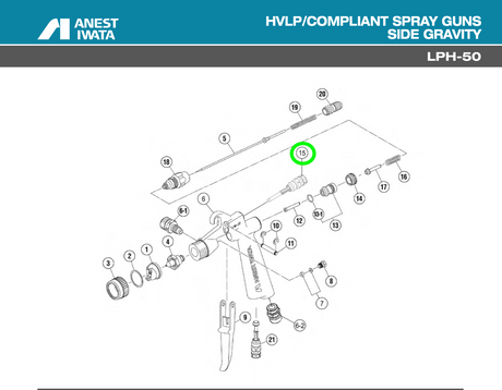 Anest Iwata 93888600 LPH-50