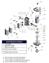 Binks 0115-010085 Piston Assembly, 55mm