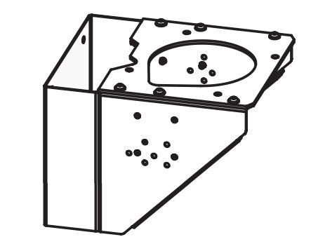 Binks 104095 Wall Mount/Bracket Assembly for Pumps MX3560 & MX3070