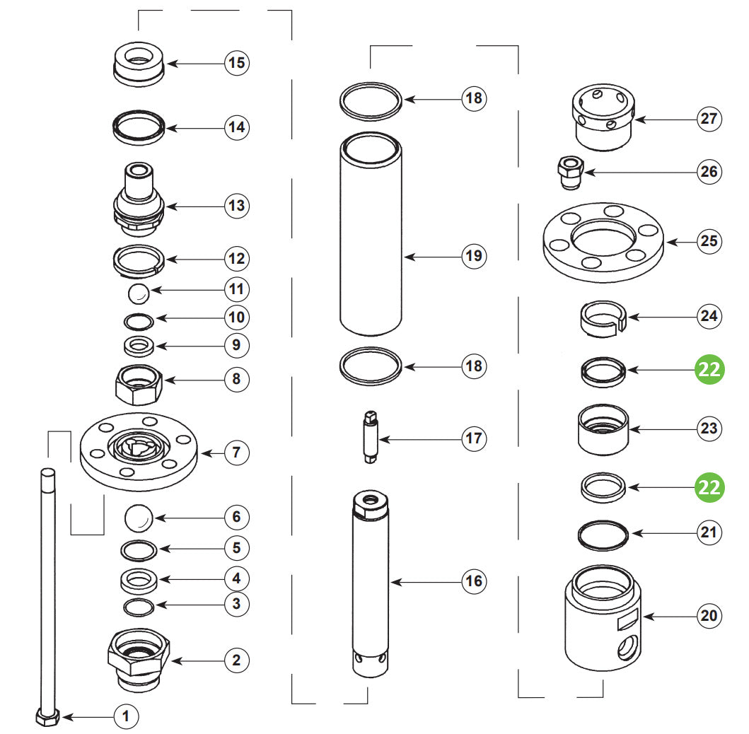 Binks 41-15908 Upper U-Cup Seal