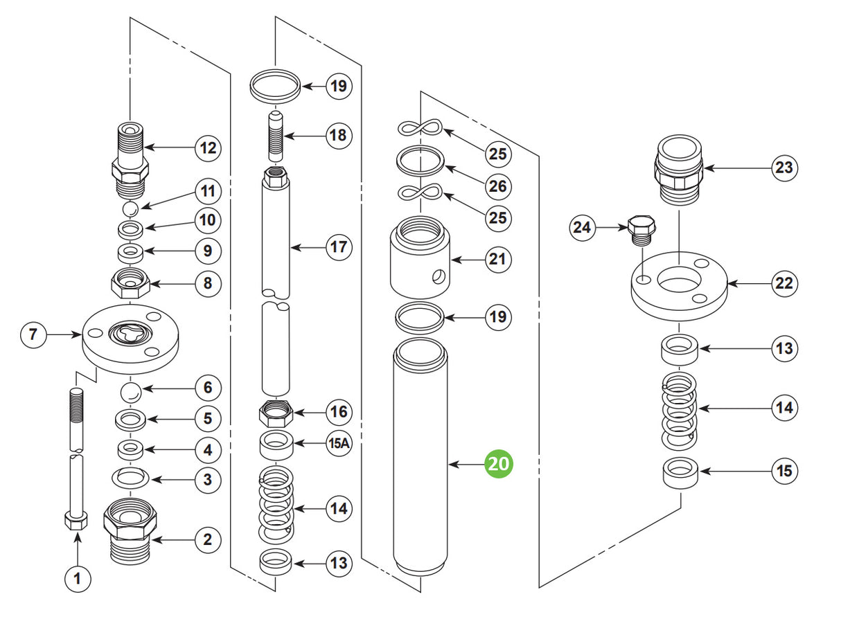 Binks 101-1780 Cylinder