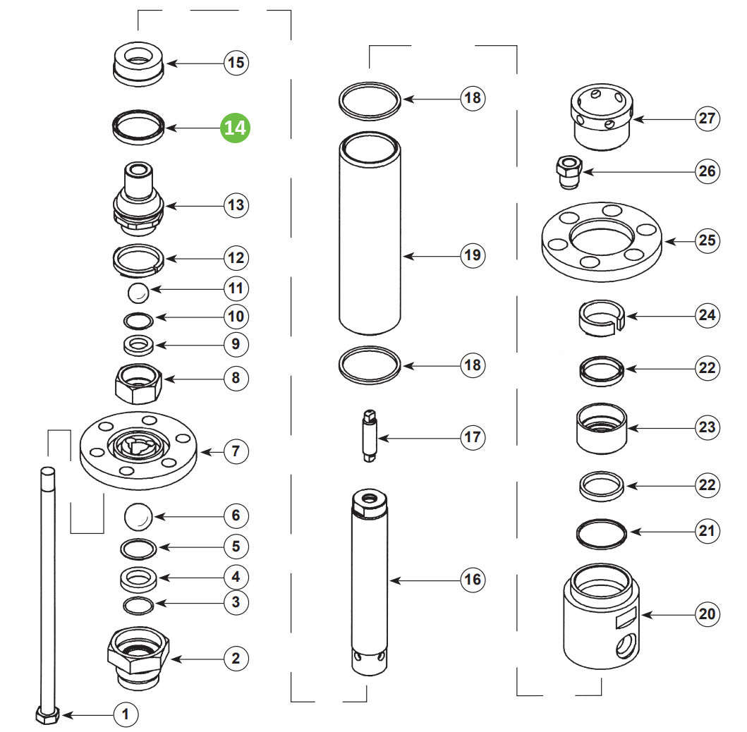 Binks 41-15909 Piston Seal