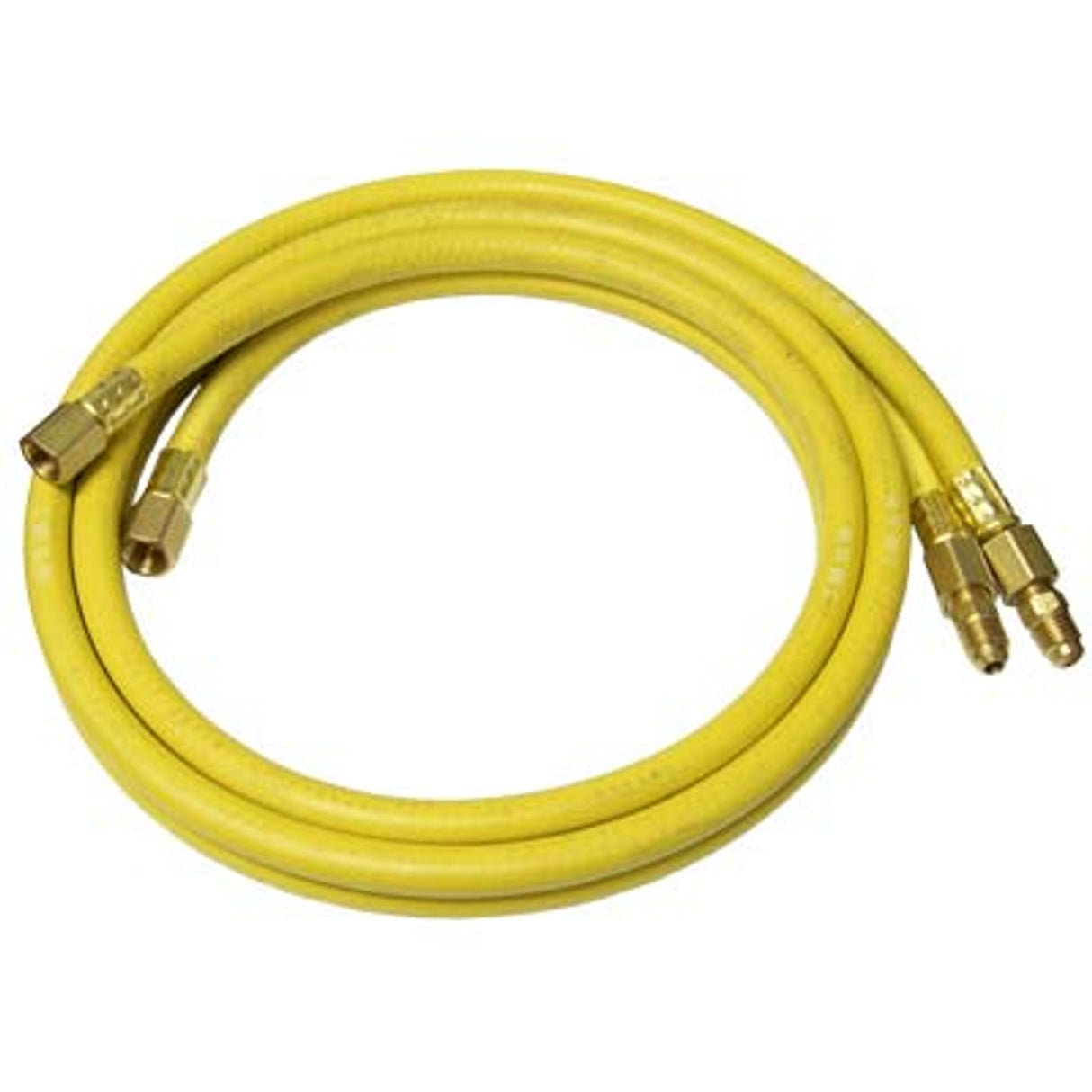 Pirate Brand - Hose, Twinline Control, Assembly, Yel/Yel w/Black Stripe, Nominal 3/16” ID, w/ Unions