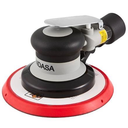 INDASA 6" Central Vacuum Ready DA Sander, 3/32" Orbit