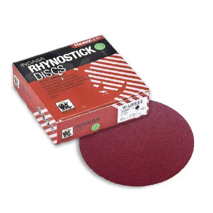 INDASA 5" Rhynostick HeavyLine Solid PSA Sanding Discs, 500-E Series
