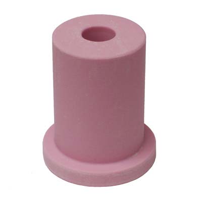 Pirate Brand 502-441 NOZZLE, CERAMIC, STRAIGHT BORE, 7/16" BORE, 1-3/8" LENGTH, FLANGED