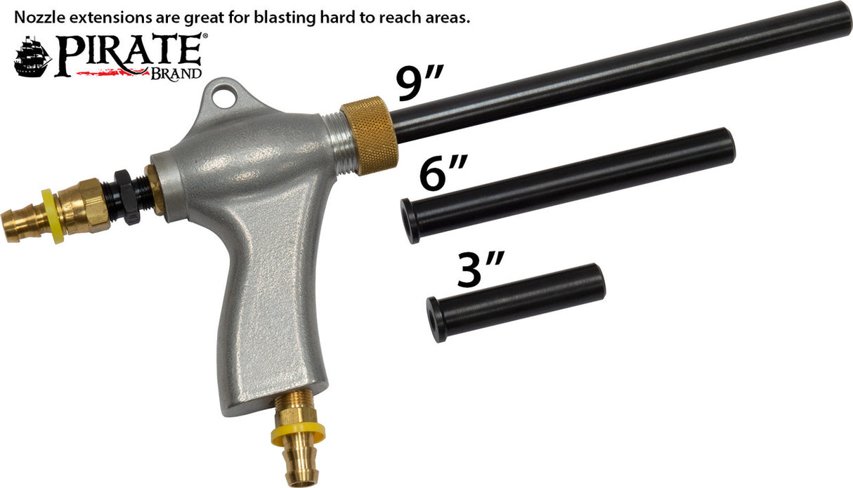 Pirate Brand - Nozzle, Extension, 3" Long, Heat Treated Steel