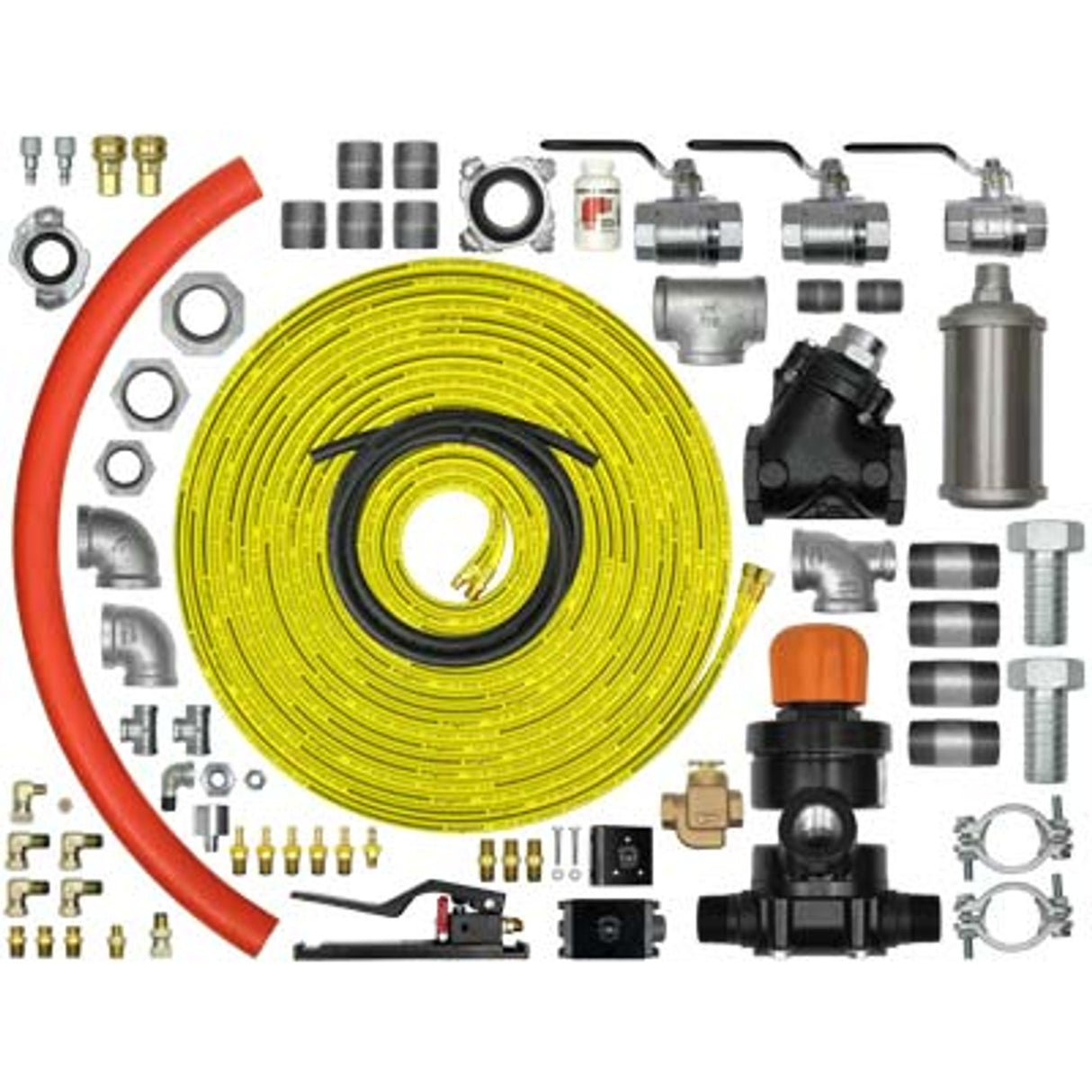 Pirate Brand - Conversion Kit, APV-Urethane Pneumatic Small Blaster Pressure HOLD System