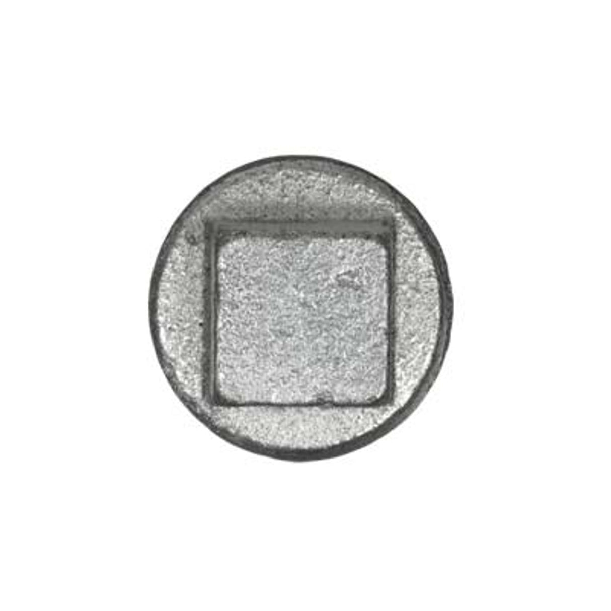 Pirate Brand - Schmidt Mfg Style, T2V, Pipe Plug, Galvanized, 1"